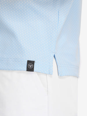 Moisture Wicking Jacquard Golf Shirts