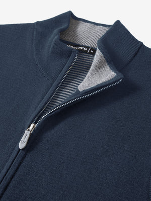 Luxury Wool Blend Warm Full Zip Vests