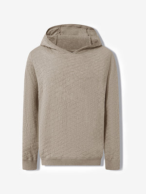 Pure Cotton Sweater Knit Hoodies