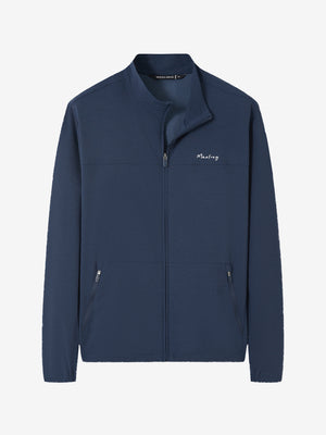 Lightweight Water-Resistant Nylon Blend Jacket