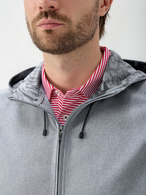 Water Resistant Sleeveless Hooded Jacket With Pockets