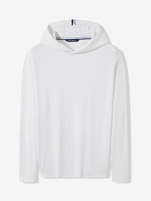 Vertical Stripes Ribbed Knit Hoodies Sweatshirt