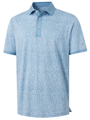 Stylish Full Print Contrast Collared Golf Polo Shirts