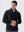 Ribbed Texture Nylon Quarter Zip Pullover
